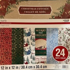 Christmas Cottage paper book